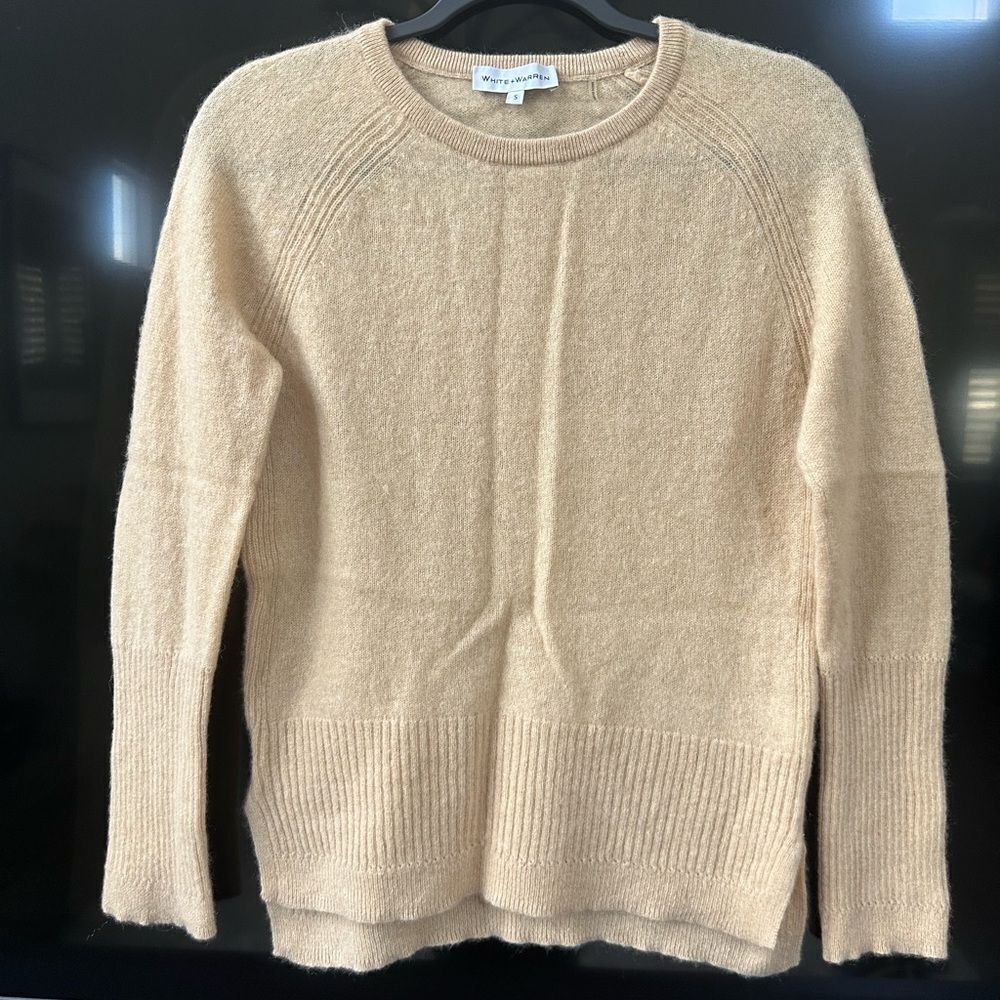 White + Warren Cashmere Sweater, Size S